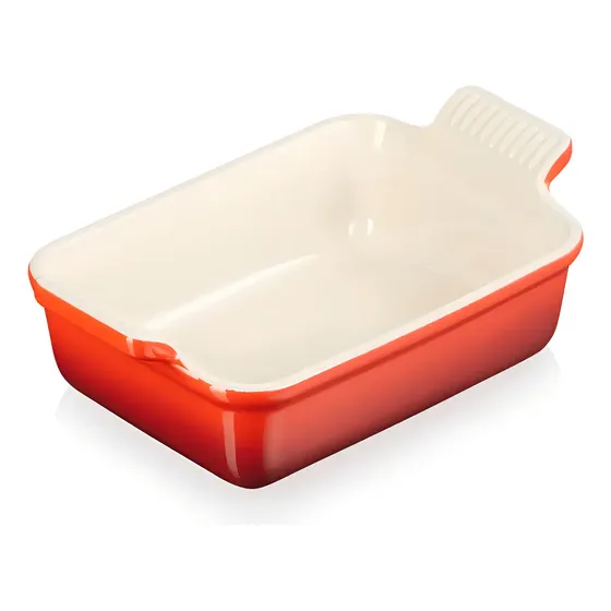 Travessa Le Creuset Retangular 19cm Heritage Vermelho