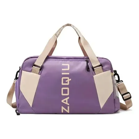 Bolsa Mala De Mão 10kg Feminina De Bordo Viagem Grande Cor Roxo Liso