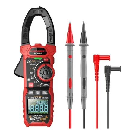 Alicate Multímetro 1000v 1000a Profissional Função Inrush Habotest Ht208d