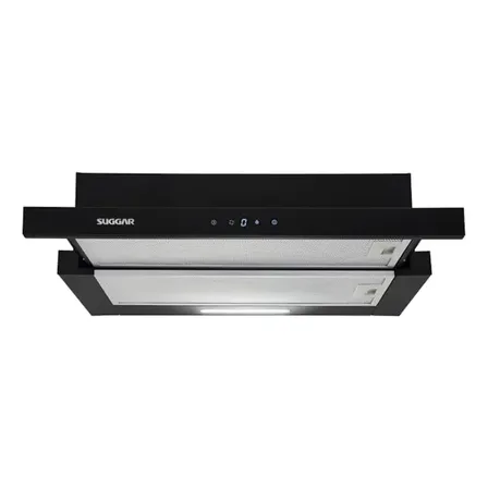 Depurador De Embutir Slim Touch 60 Cm Preto Suggar 127v