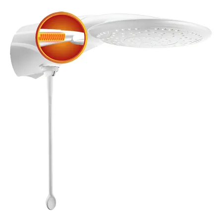 Ducha Advanced Eletrônica Blindada 6000w Lorenzetti Branco