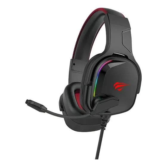 Fone de Ouvido Gamer Havit Gamenote H2022U Over-Ear com RGB e USB