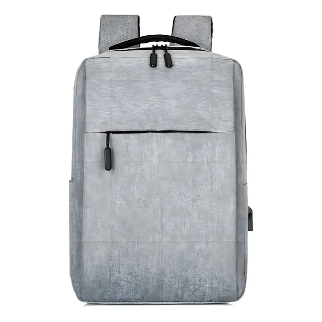 Genérica Mochia Executiva Mochila Viagem De Bordô Passeio 25 L Cinza Liso