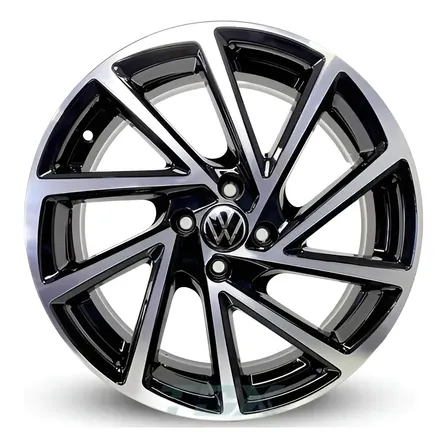 Conjunto de Rodas R-Seven Voyage Gol Aro 15 4x100 e Bicos Preto Diamante Scorro S275