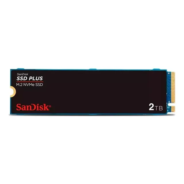 SSD M.2 2280 2TB Sandisk Plus NVMe Pcie Gen3 SDSSDA3N-2T00-G26 Velocidade até 3200MB/s