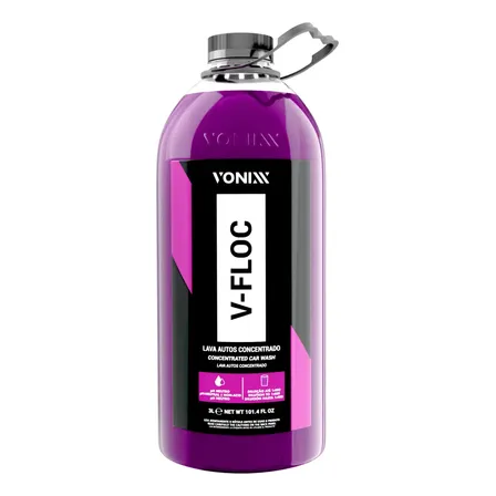 Shampoo Automotivo Concentrado Vonixx V-floc Ph Neutro 3l Uva