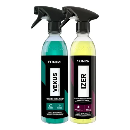 Kit Vonixx Desengraxante Automotivo 500ml Motor E Rodas