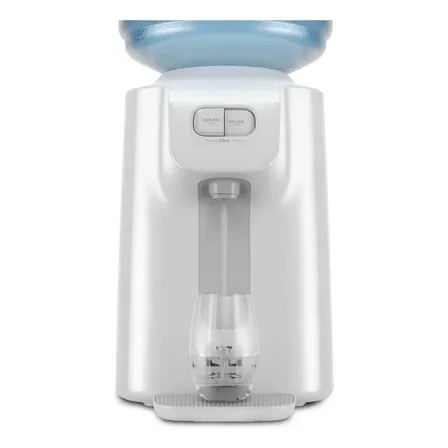 Bebedouro bancada mesa de Água Gelada Fria e Natural Motor Compressor galão 10l ou 20l abertura perfurador de lacre garrafão cinza grafite BC01B