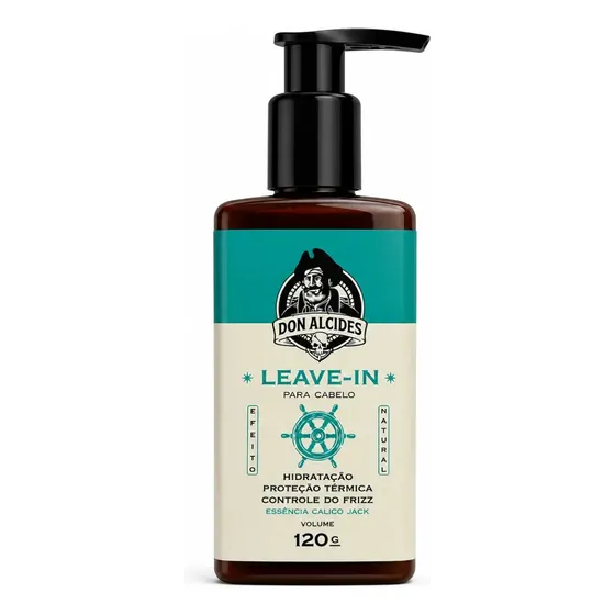 Leave-in Para Cabelo Masculino Calico Jack 120g Don Alcides