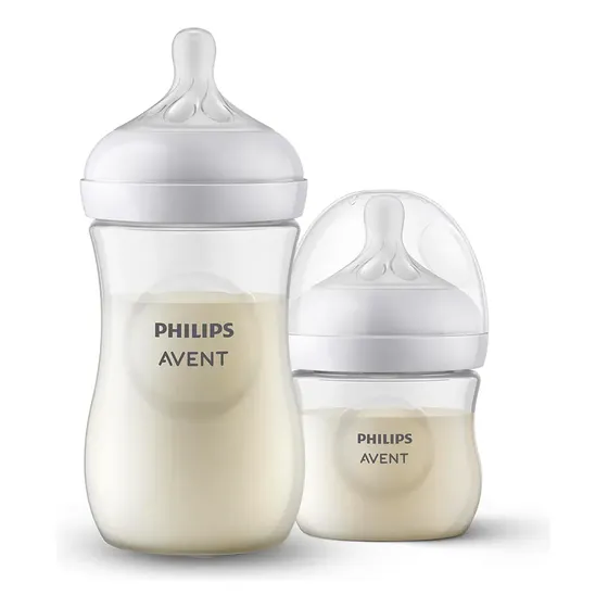 Kit Duplo Mamadeiras Pétala 125ml E 260ml - Scd838/26 Avent