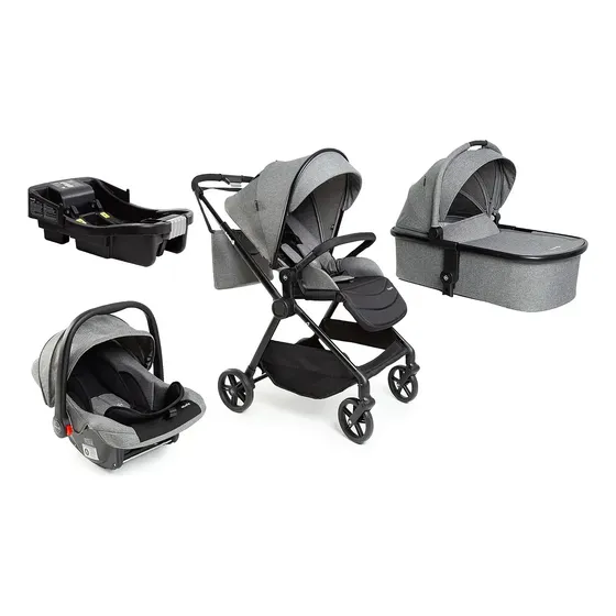 Travel System Safety 1st, Magnific, 5 em 1, 0 a 15kg, Grey Denin
