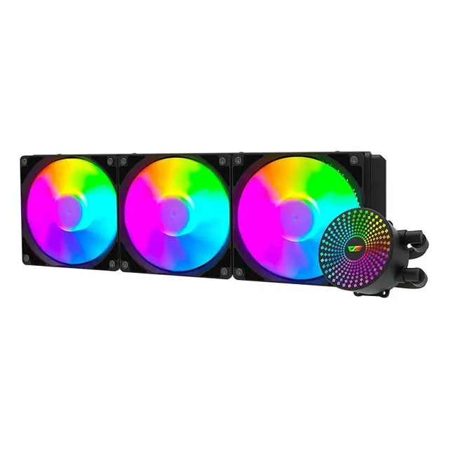Cooler Líquido Aigo Darkflash DC360 360mm LED RGB Preto AIO