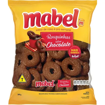 Biscoito Rosquinha Mabel Chocolate 300g