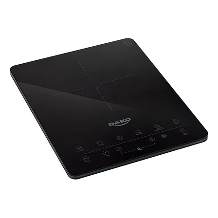 Cooktop De Indução Dako 1 Zona Portátil Com 10 Níveis De Potência E 2000 W 220 V Preto 220v