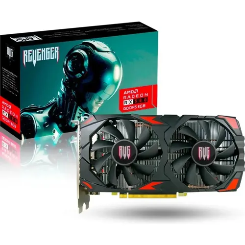 Placa De Video Amd Radeon Rx580 8gb Gddr5 256 Bits revenger