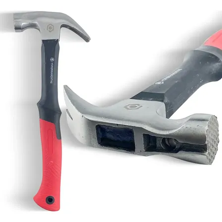Martelo Cabo Fibra Pro 500gr C/ Suporte P/ Prego Imantado