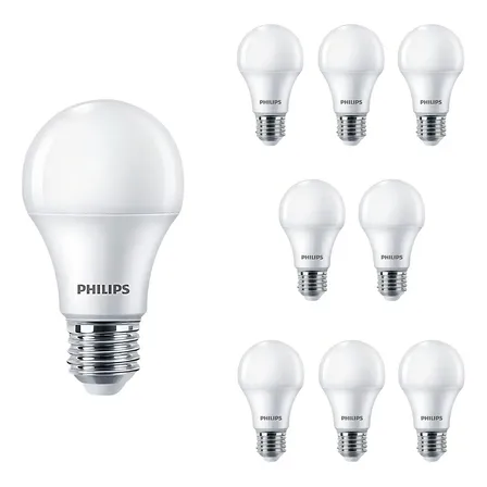 9 Lâmpadas Led Philips Bulbo 16w 1521lm Bivo Equivale 100w Luz Branco-quente