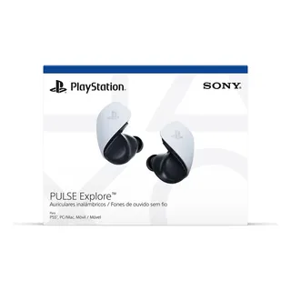 Fone De Ouvido Sem Fio Gamer Sony Pulse Explore Ps5 Branco