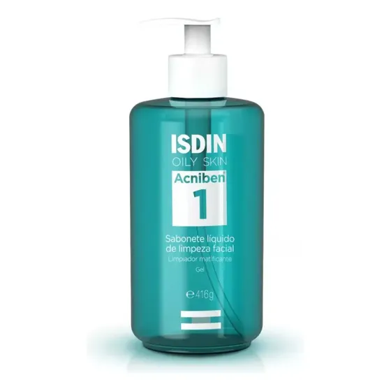 ISDIN Acniben Sabonete Líquido Facial Antioleosidade em Gel - 416g