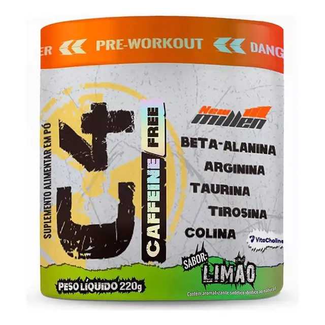 C4 Caffeine Free 220g - New Millen (pré Treino Sem Cafeína) Sabor Limão