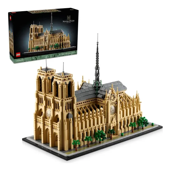 Blocos de montar LegoArchitecture 21061 4383 peças em caixa