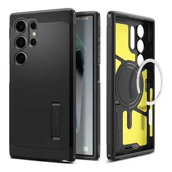 Spigen Capa Tough Armor Magfit para Galaxy S24 Ultra - preta