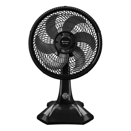 Ventilador De Mesa Britânia Prime Air AVTE300 Preto com 6 Pás e 3 Velocidades