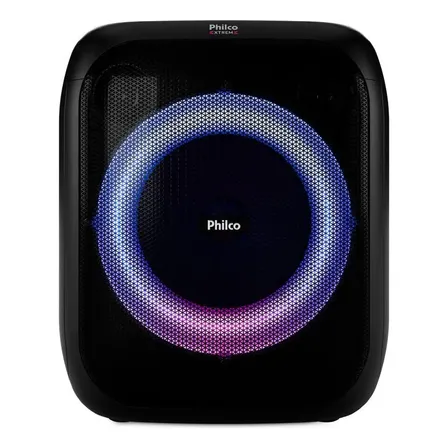 Caixa De Som Philco Extreme 380w Flash Lights Pcx4800 Preto 127/220v