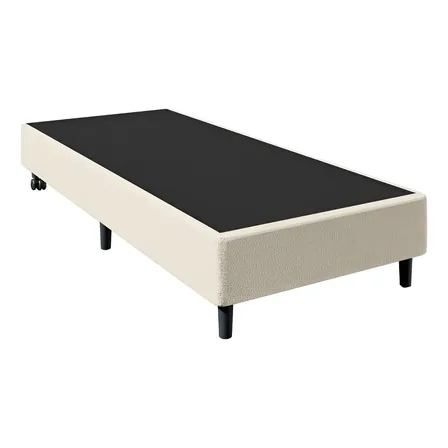 Base Para Cama Box Solteiro Stella (40x88x188) Bege