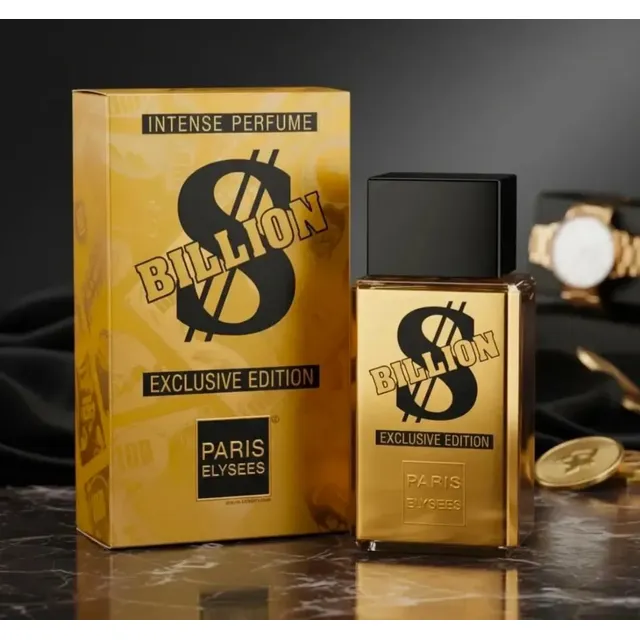 Perfume Billion Exclusive Paris Elysees Masculino Intense 100ml
