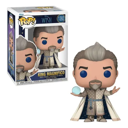 Boneco Rei Magnifico Disney Wish 1392 Funko Pop!