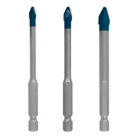 Broca Para Cerâmica Hex 9 Hard Caramic 3 Peças 5/6/8mm Bosch