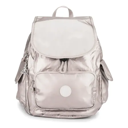 Mochila Kipling City Pack S Metallic Glow