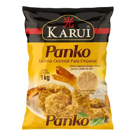 Farinha Panko Karui Oriental 1 Kg - Contém Glúten