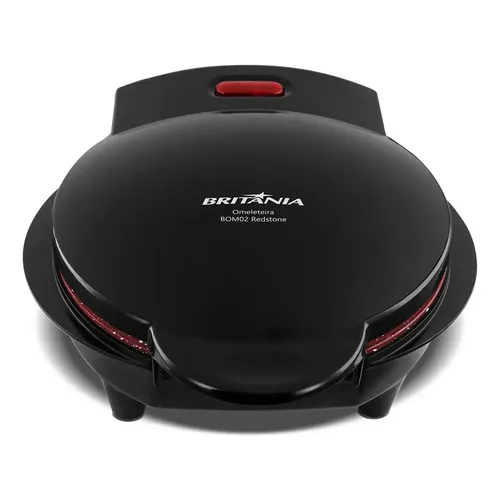 Omeleteira Britânia Bom02p Antiaderente Redstone 750w Cor Preto 127 volts