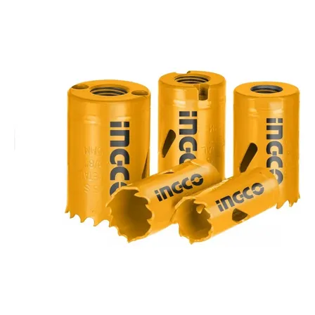 Jogo De 07pcs Com Serra Copo Bimetalica Ingco - Akh0071