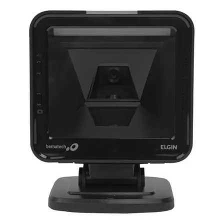Leitor De Código De Barras Elgin El8600 1d 2d Usb Fixo Preto