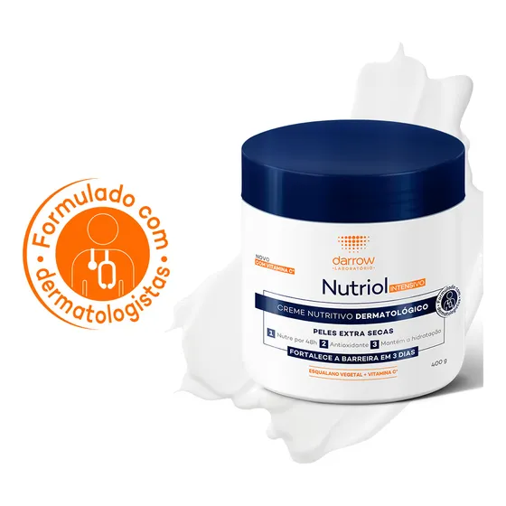 Creme Hidratante Dermatológico Darrow Nutriol Peles Extrasecas 400g