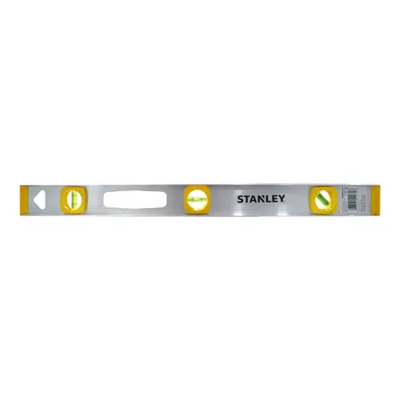Nível De Alumínio 48 1220mm 3 Bolhas Stanley Alta Precisão