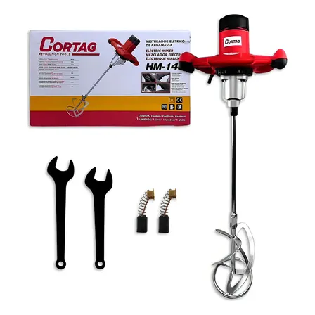 Misturador Elétrico Hm140 1600w Cortag Prof Argamassa Tinta 220v