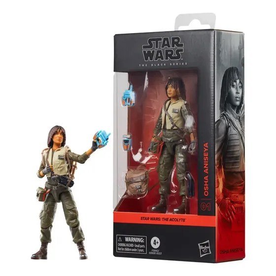 Boneca Osha Aniseya Star Wars The Black Series 15 Cm Hasbro