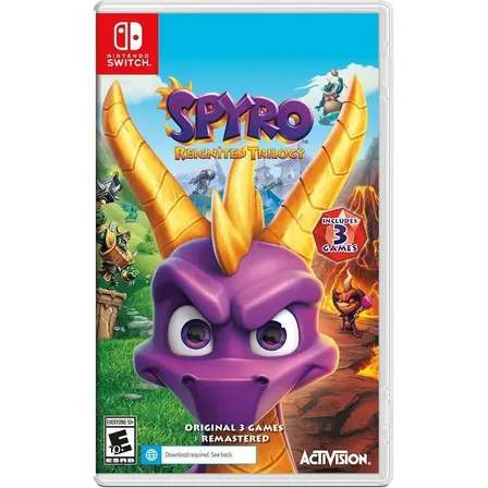 Jogo Spyro Reignited Trilogy - Switch Midia Fisica