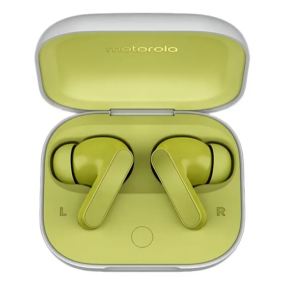 Fones De Ouvido Bluetooth Motorola Buds Xt2443-1 2024, Cor: Verde, Verde, Luz Azul, Luz Verde-limão