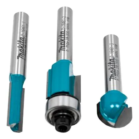 Conjunto De Fresas Com 3 Peças - D-16461 - Makita