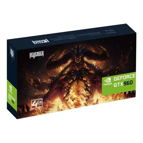 Placa de Vídeo Nvidia Revenger GTX 960 4GB GDDR5 PCI-Express 3.0 HDMI DisplayPort DVI