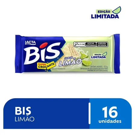 Chocolate Bis Sabor Limão 100,8g