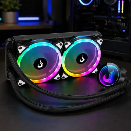 Water Cooler 240mm | Rise Mode | Black Argb