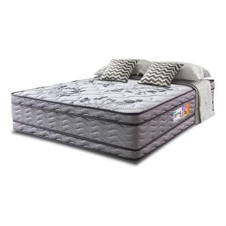 Colchão Casal OrtoFirm 138x188x32 Double Face Espuma D45 Cinza