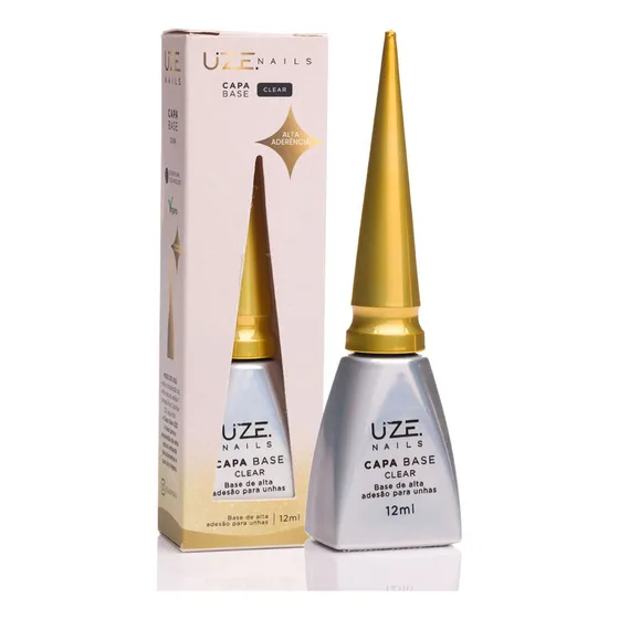 Gel Base Uze Nails Clear 12ml para Unhas em Gel LED UV