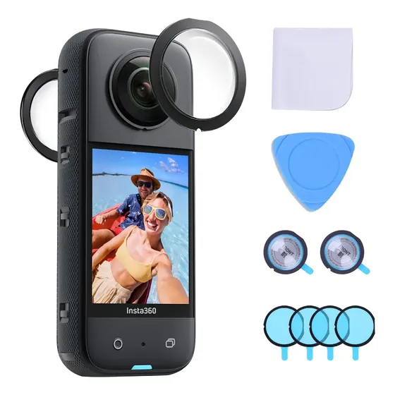 Protetor de Lente Transparente Insta360 One X3 Anti Reflexo